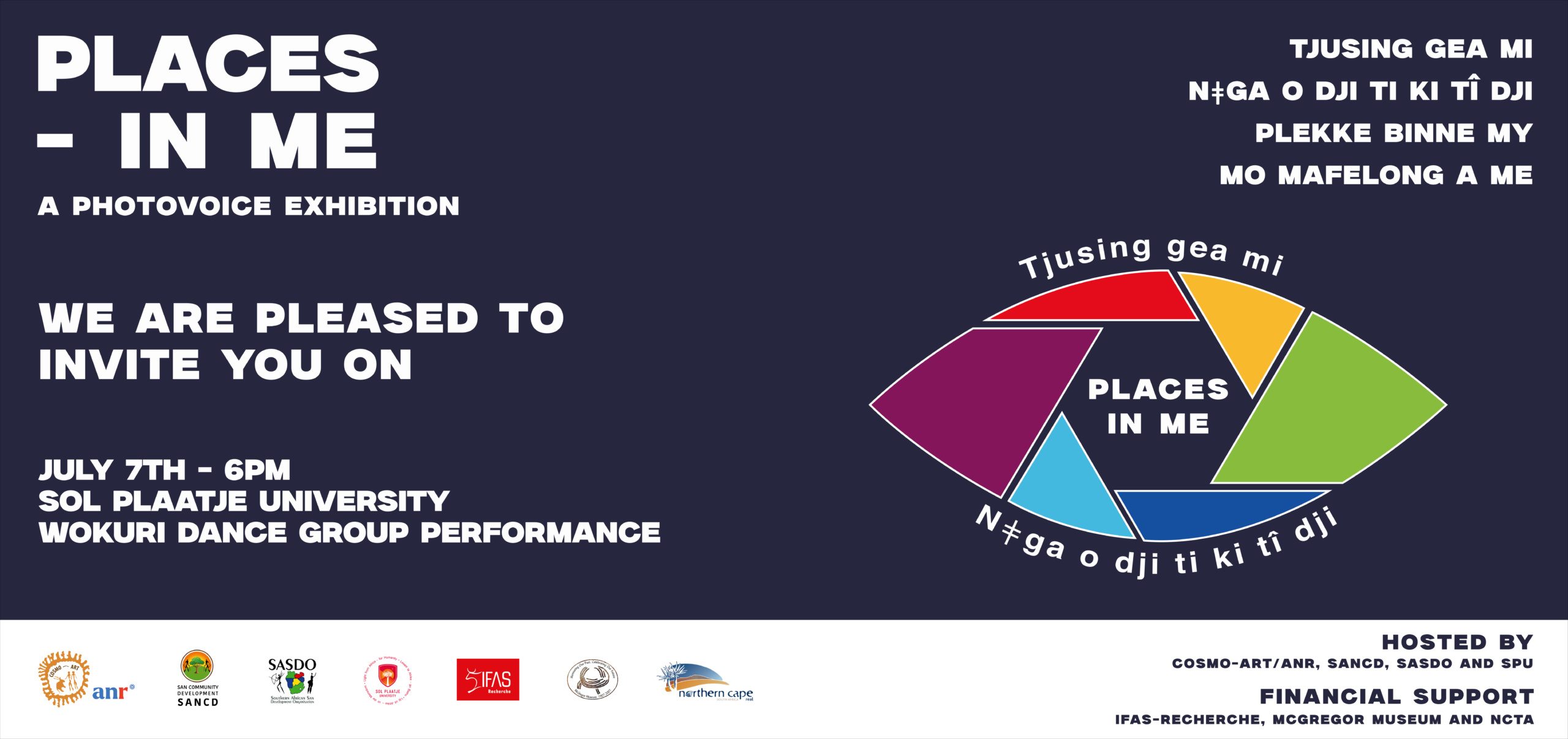 PLACES IN ME at SOL PLAATJE UNIVERSITY